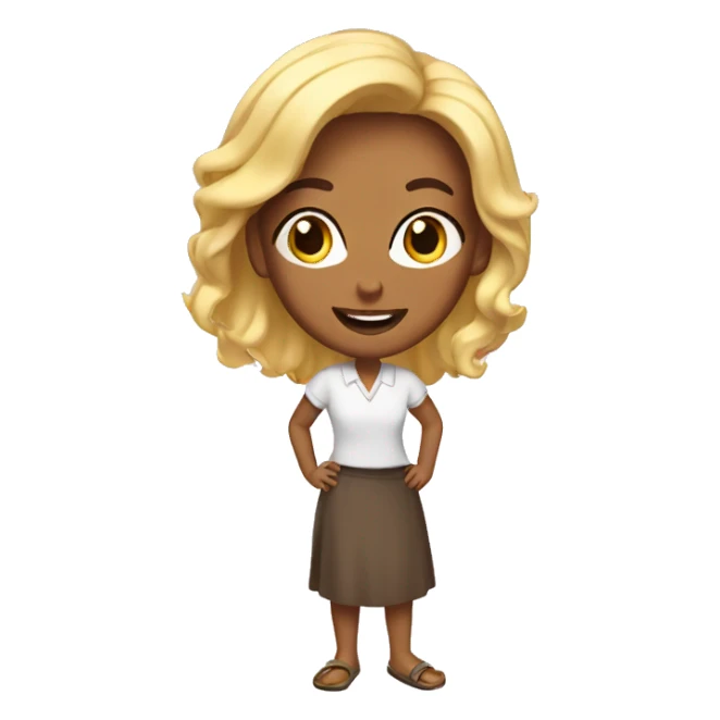 Good morning  girl sticker