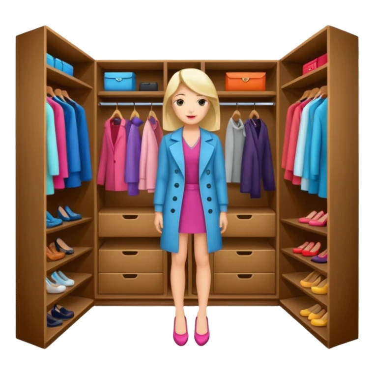 Women closet sticker