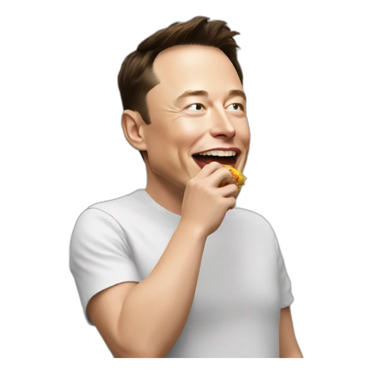 Elon musk eat sticker