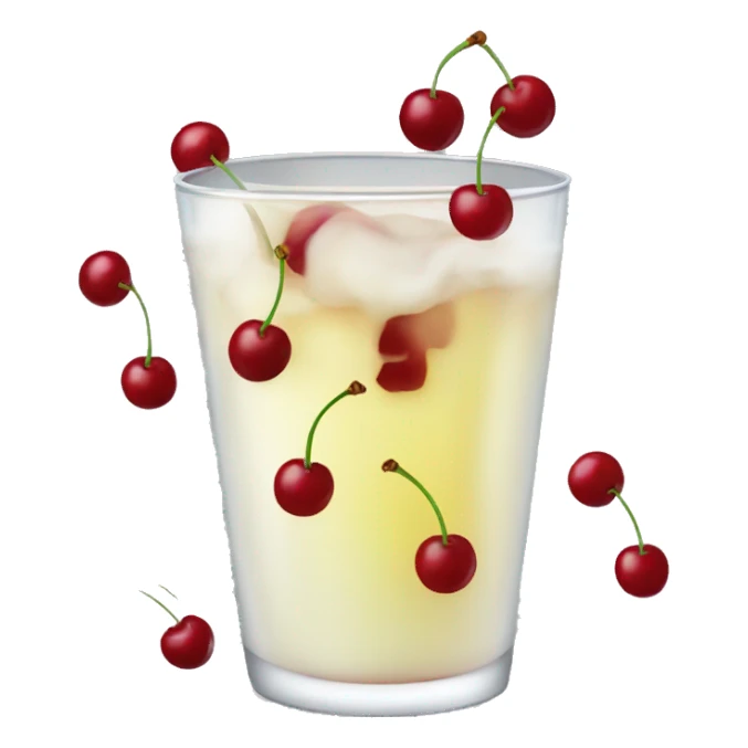 A drink of cherry  sticker