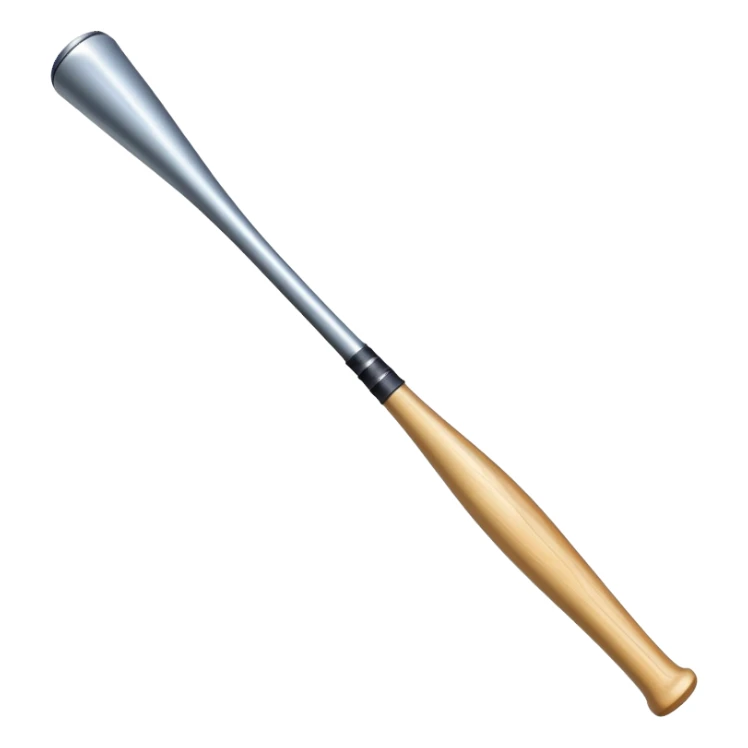 a baseball bat that is an anomaly   sticker