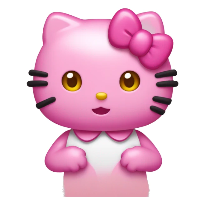 Hello kitty pink sticker