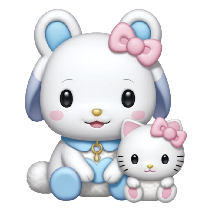 Cinamoroll hello kitty sticker