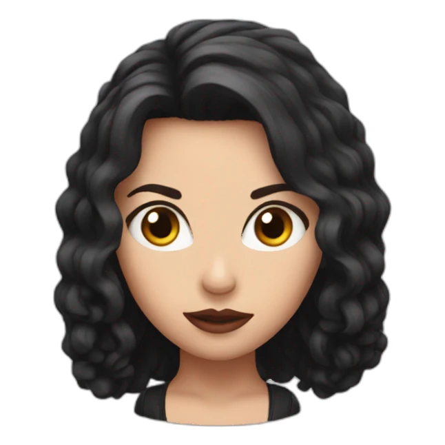 head Black Widow sticker