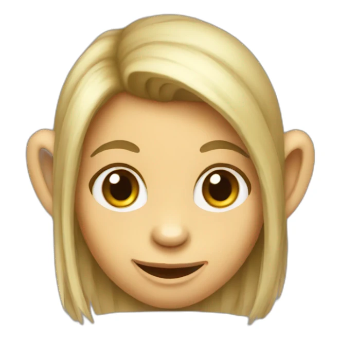 Girl Monkey  sticker