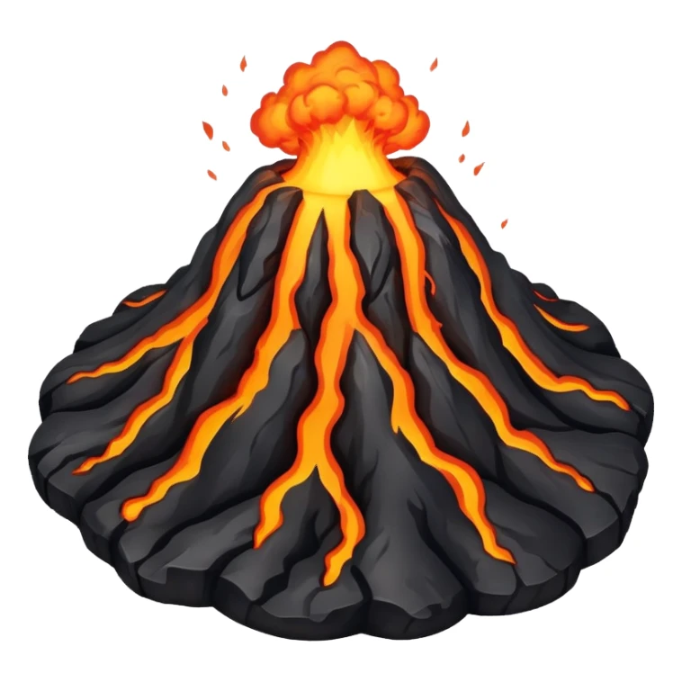 Hawaiian volcano sticker
