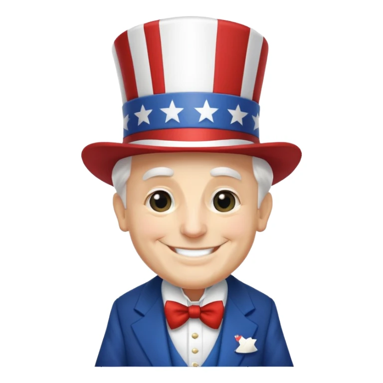 The pope dressed as Uncle Sam sticker