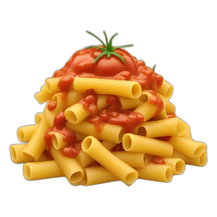 pasta with tomato sauce sticker