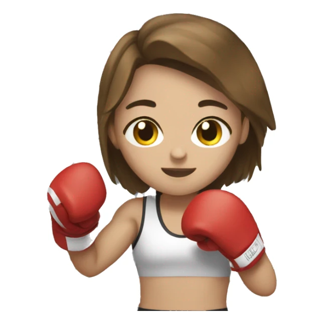 summer olympics girl boxing sticker