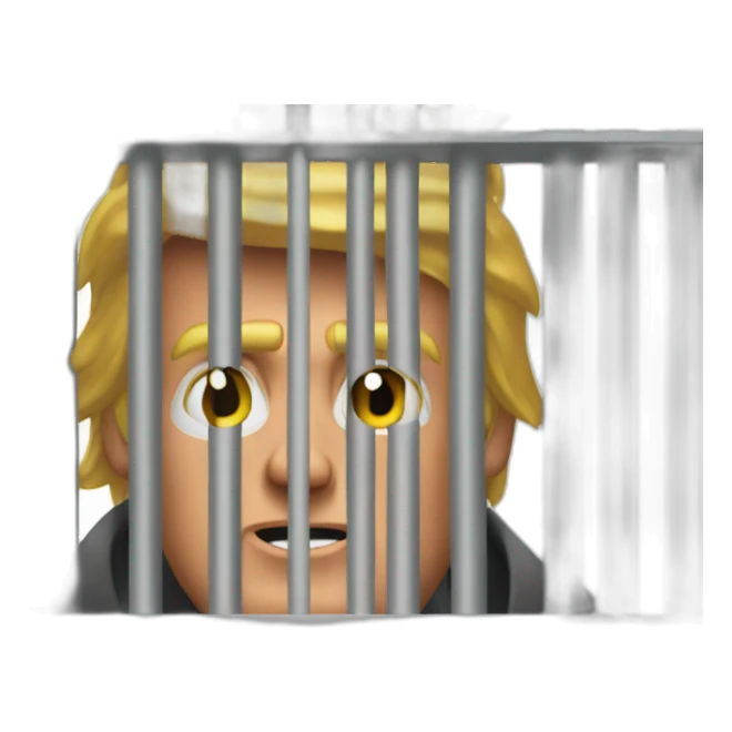 trump-in-jail-cell sticker
