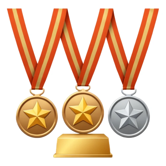 medal podium sticker