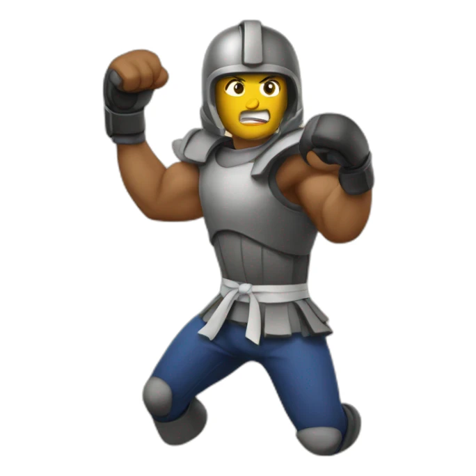 baden pawell fighting sticker