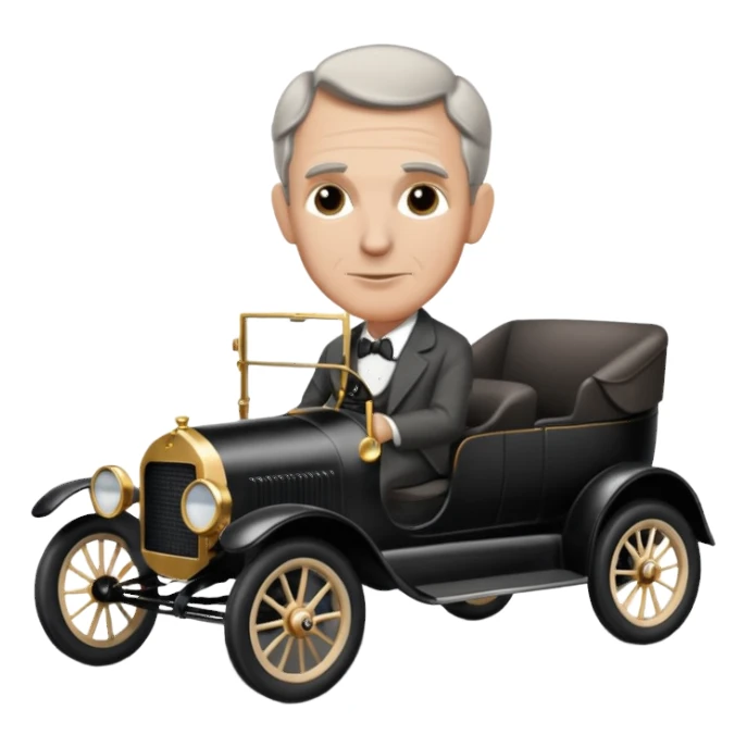 first car created by henry ford sticker