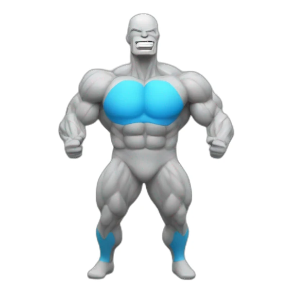 Protein man sticker
