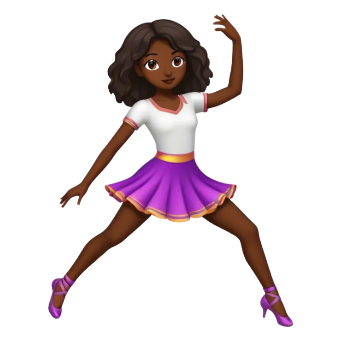 dark girl dancing  sticker