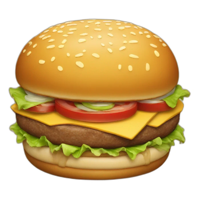 Burger bleu sticker