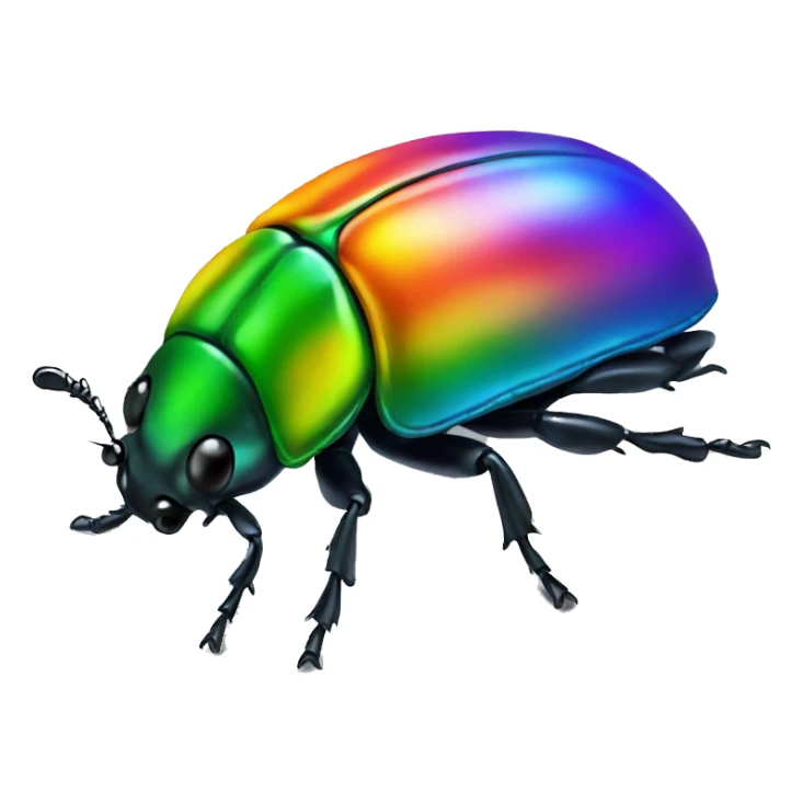 rainbow beetle  sticker