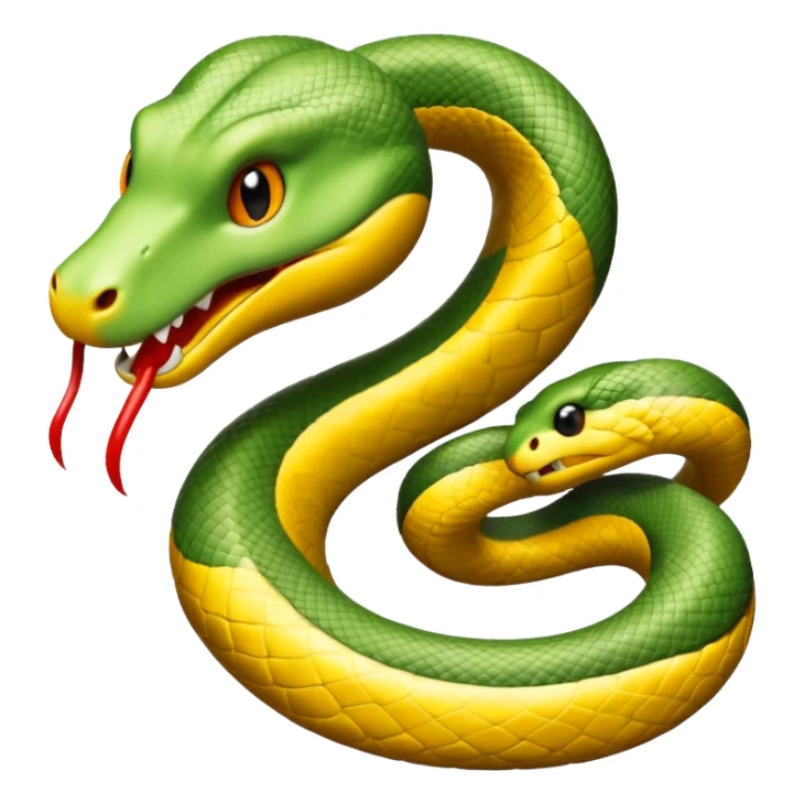 Create text that reads “Blame Snakes” sticker