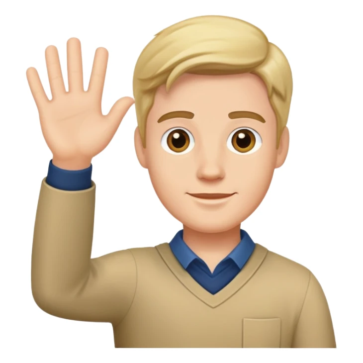 Will Kent waving sticker