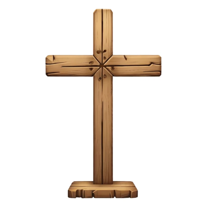 Cross sticker