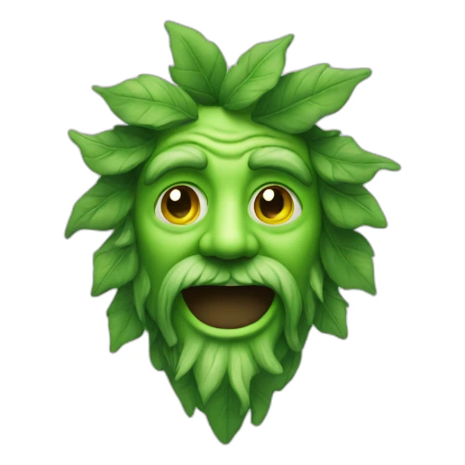 The Green Man sticker