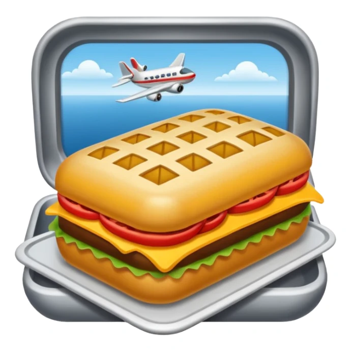 plane food sticker