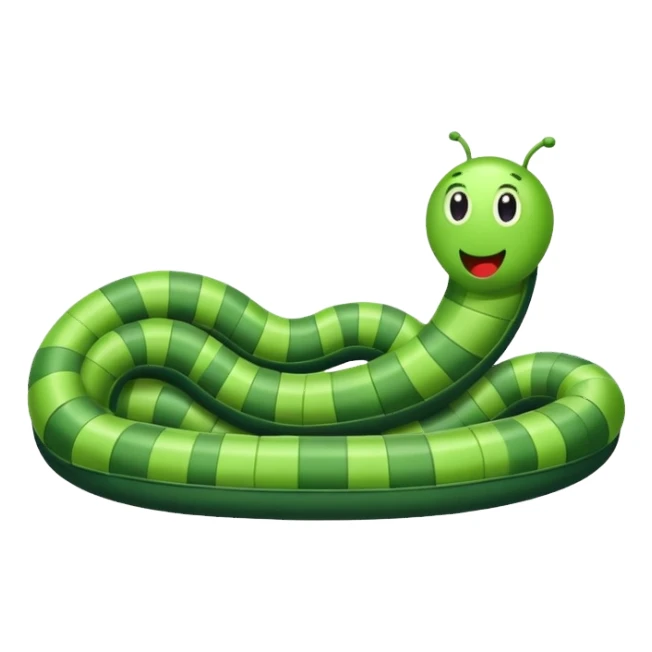 Worm on a trampoline  sticker