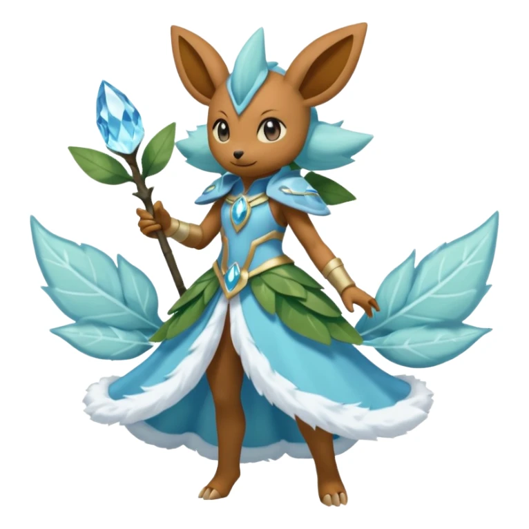 Furry Fey Glacial Genesect-Chespin-goddess sticker