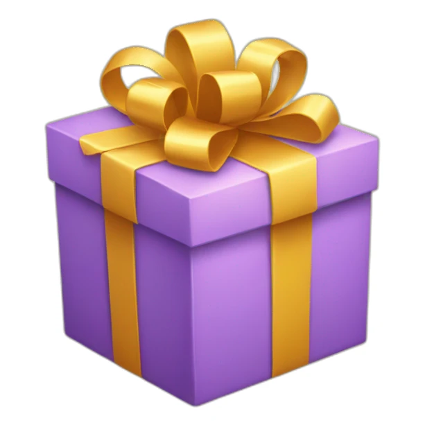 opened gift sticker