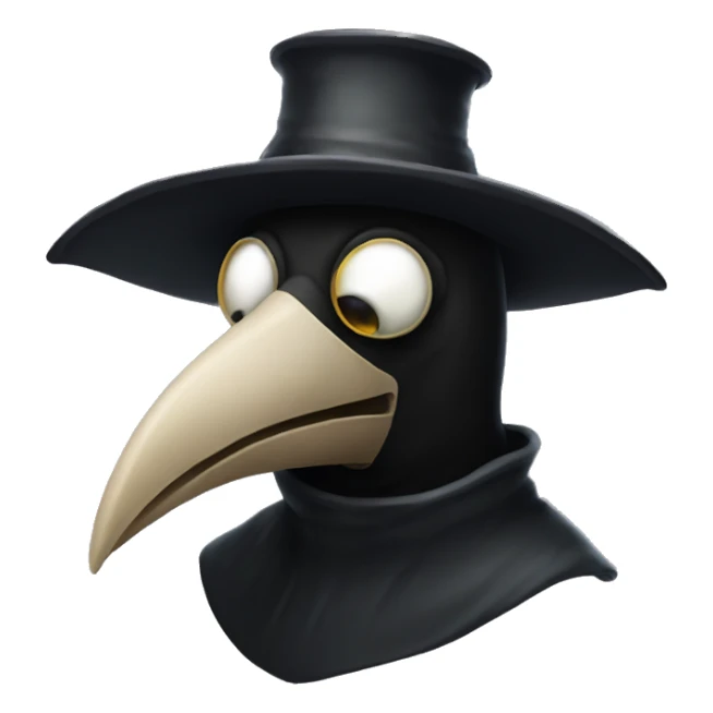 Plague doctor sticker