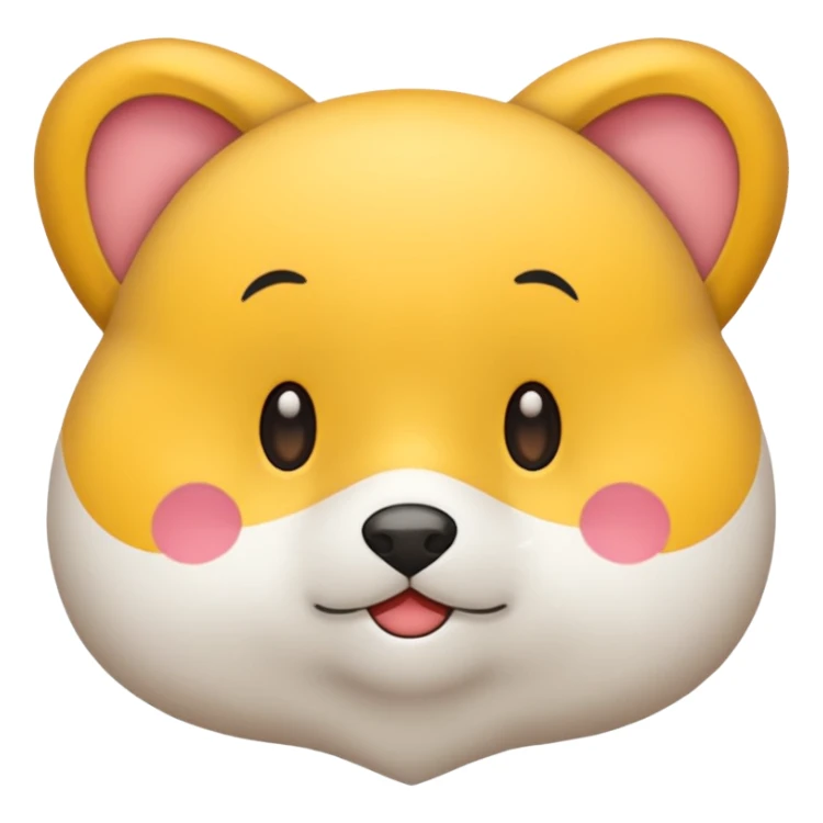 ふわふわした白い生き物 sticker