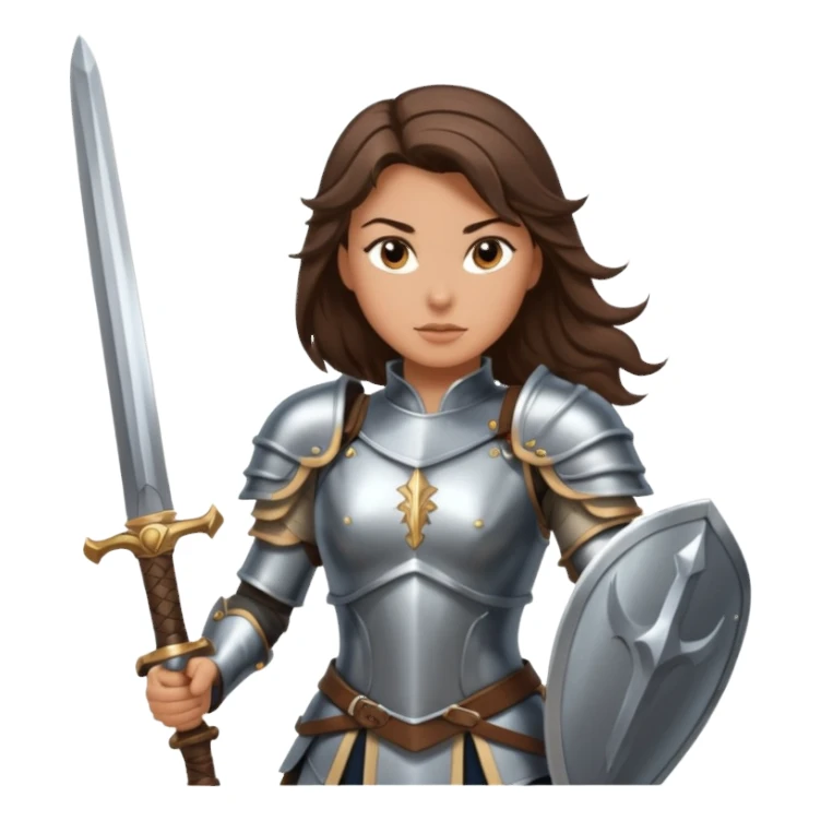 Valkyrie warrior brunetter sticker