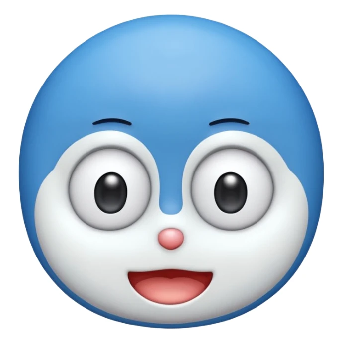 Make some emoji which looks like a pretty doraemon sticker
