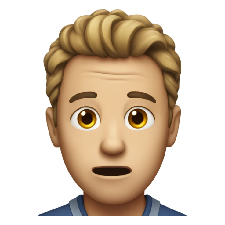 Stunned person sticker