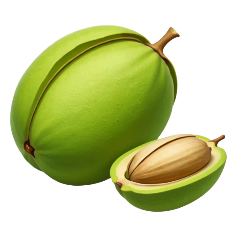 pistachio with shall green nut  sticker