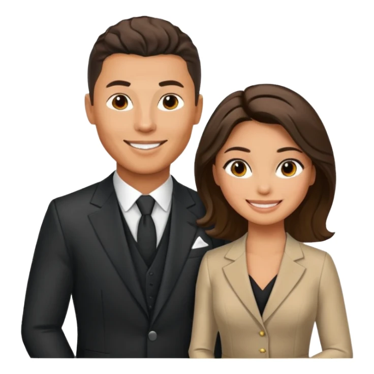 Ronaldo with georgina sticker