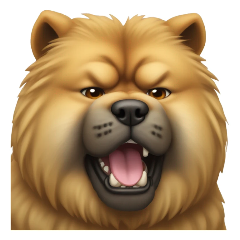 Chow Chow angry  sticker