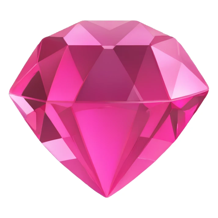 pink gem sticker