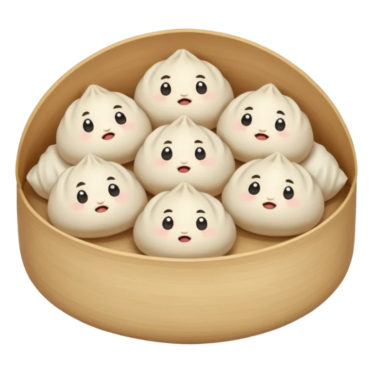 dumpling with clones sticker