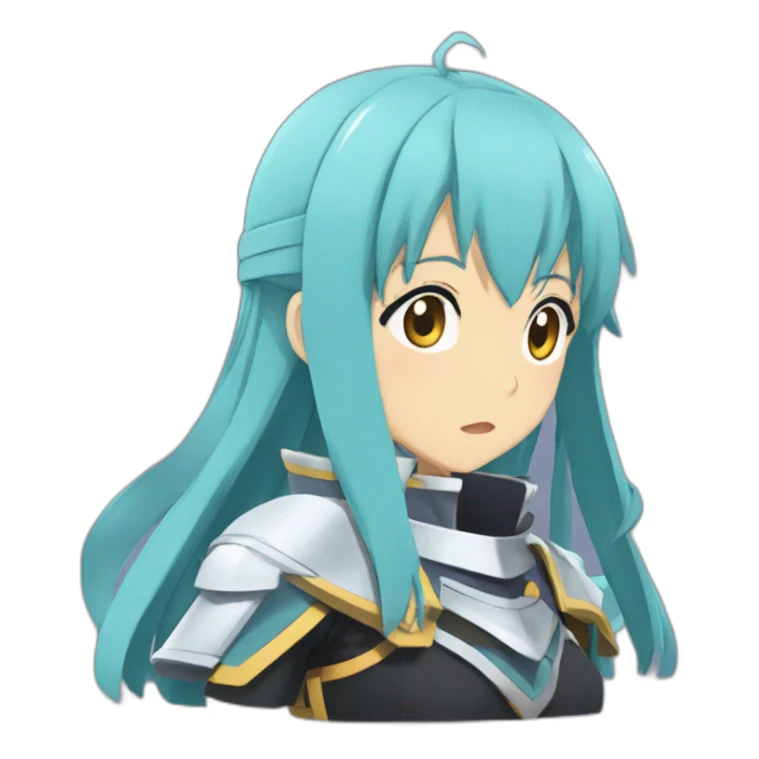 Aqua from Konosuba anime sticker