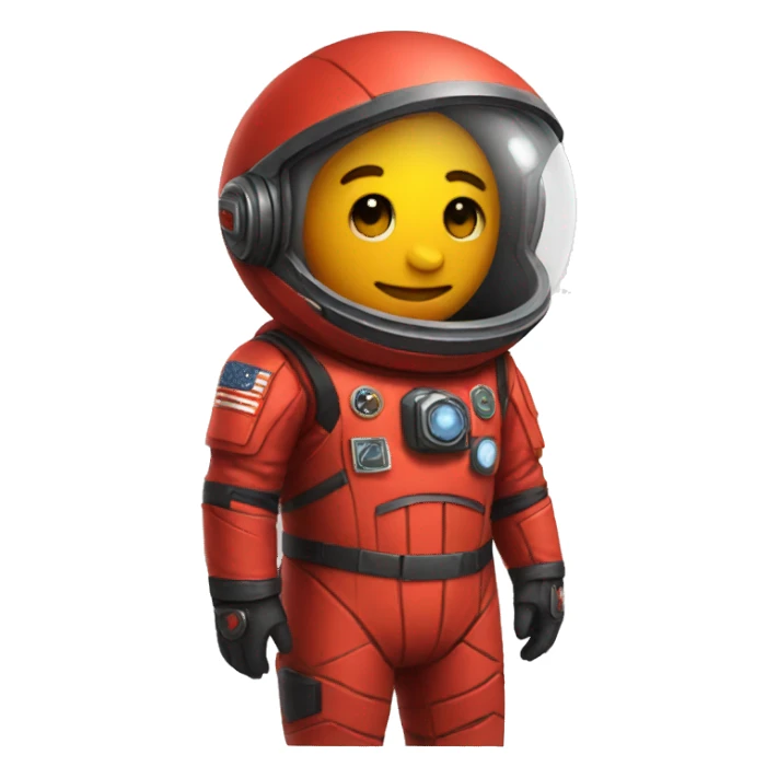 red space costume sticker
