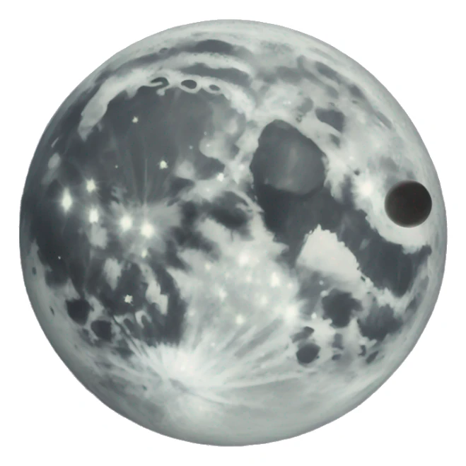 Moon astrology symbol sticker