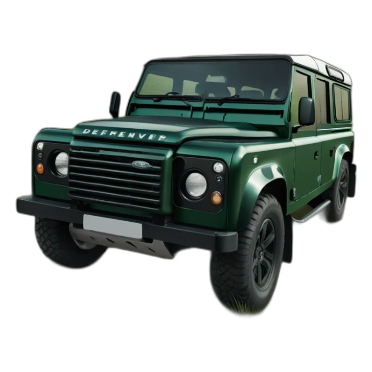 dark-green-land-rover-defender-110 sticker