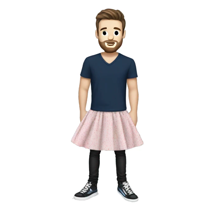 Liam payne wearing a dress sticker