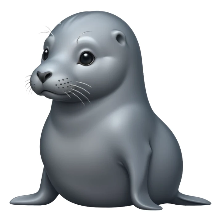 grey sea lion sticker
