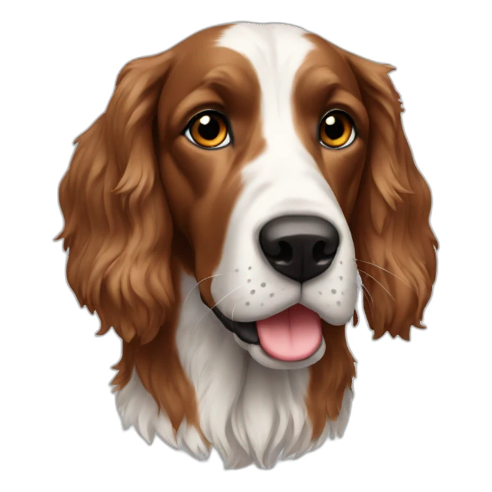 Setter anglais tricolor sticker