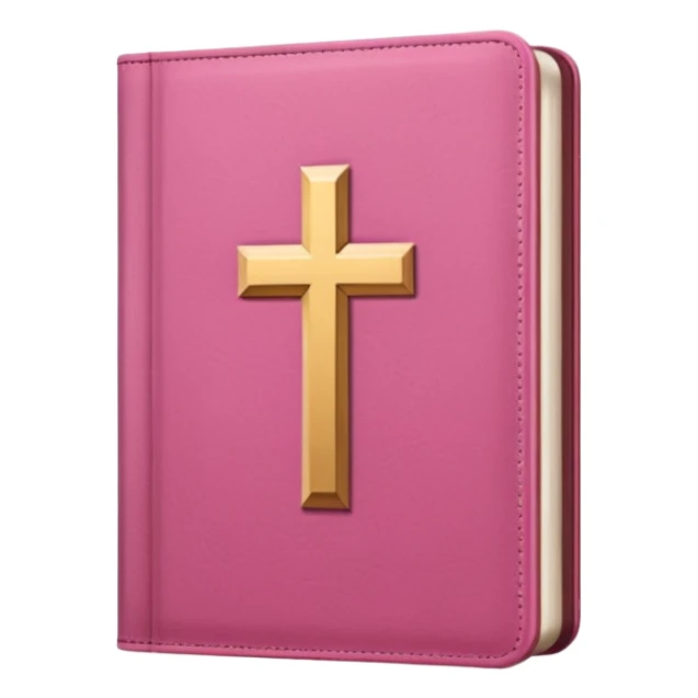 A minimalist pink bible sticker