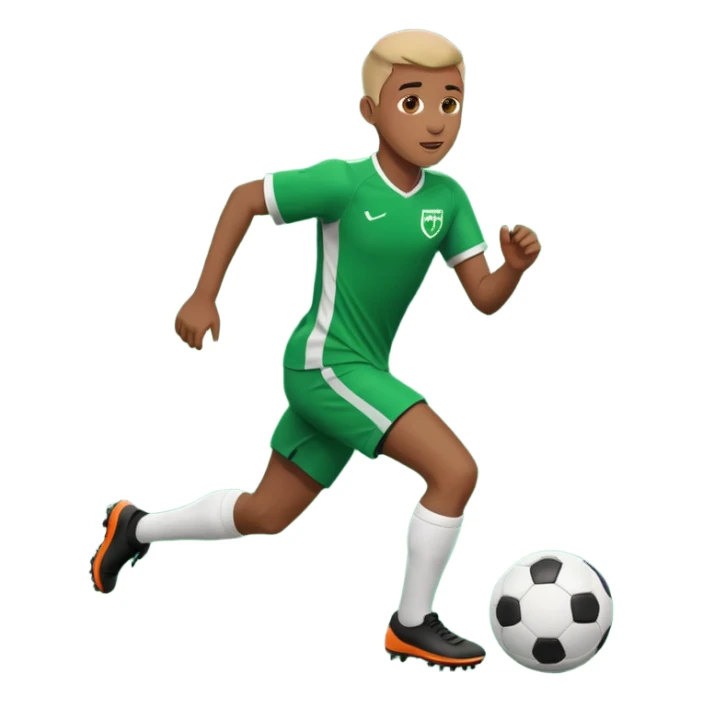 Lamine Yamal playing soccer sticker