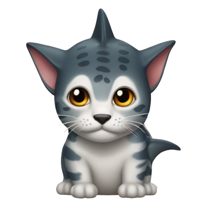 Gato tiburón  sticker