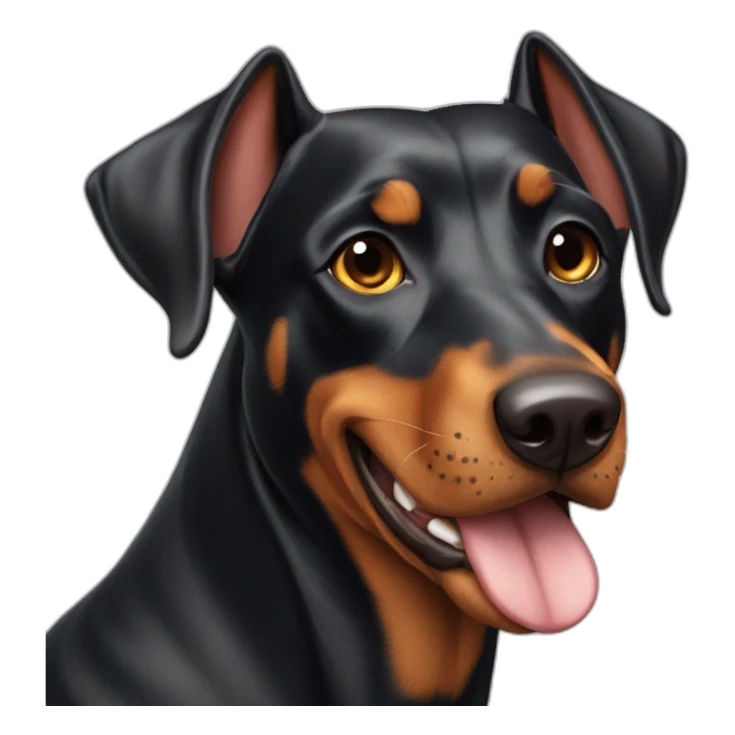 Doberdore dog sticker